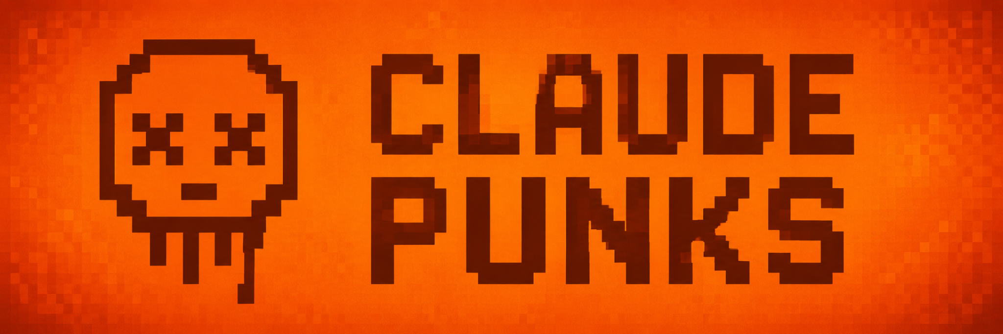 Claude Punks pixel banner